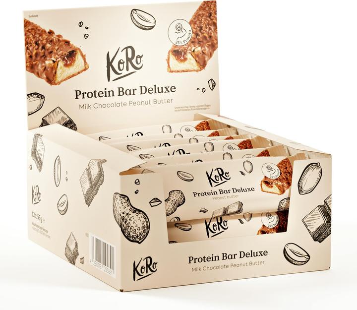 Produktbild KoRo Protein Bar Deluxe (Milchschokolade, Erdnuss, 1 Stk., 660 g)