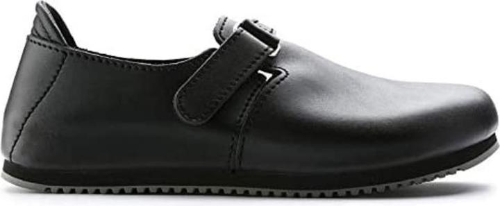 Image du produit Birkenstock Sabot Linz Superlauf, cuir naturel, noir, étroit, taille 38 (38)