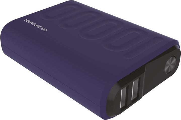 Produktbild RealPower Powerbank PB-10000 PD+ Midnight (10000 mAh, 18 W, 18 Wh)