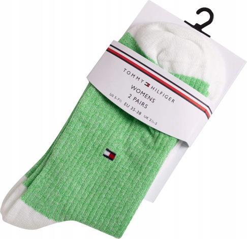 Image du produit Tommy Hilfiger th Women Short Sock 2p Rib Mouline Lime Green 701222646 004 35-38 (lot de 2, 35 - 38)