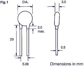 Actual product image Velleman Ceramic Capacitor 22Pf