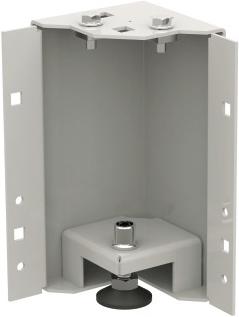 Produktbild EFB Elektronik 4 Sockelecken PRO, nivellierbar, H=200 mm, RAL9005, Set aus 4 äusserst stabilen Sockel