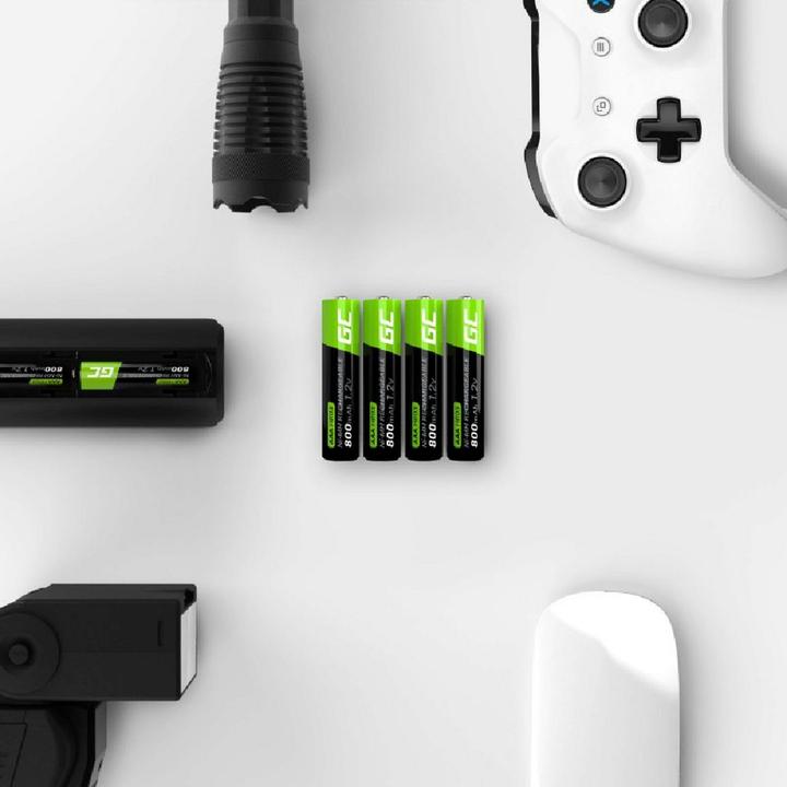 Image du produit GreenCell GR08 Wiederaufladbarer Akku AAA (2 pcs, AAA, 800 mAh)