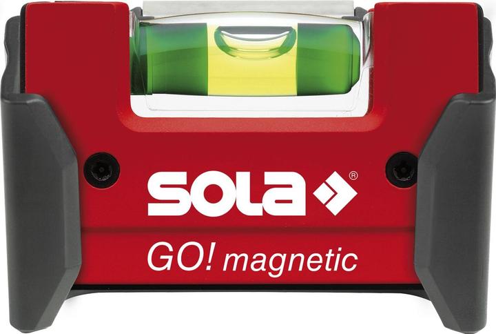 Image du produit MGA Sola GO! magnetic CLIP - Mini niveau à bulle magnétique en plastique renforcé de fibres de verre - (7.50 cm)