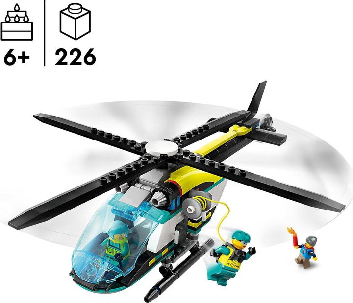 Produktbild LEGO Rettungshubschrauber (60405, LEGO City)
