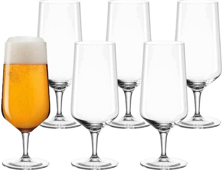 Actual product image Leonardo beer glass Puccini 330 ml, 6 pieces, transparent (0.33 l, 6 x)