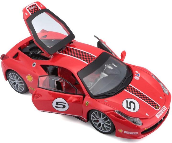 Actual product image Bburago 1:24 Model Car Ferrari 458 Ch