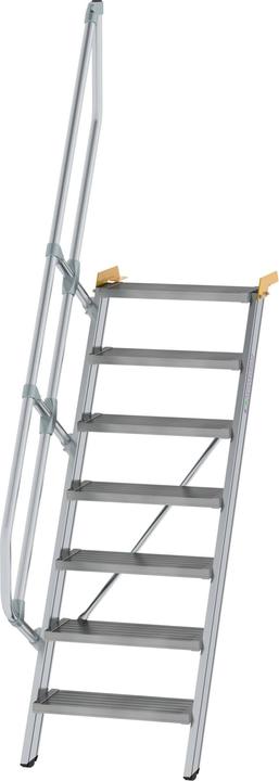 Immagine prodotto Munk Scale 60° Larghezza gradini 600 mm 7 gradini Alluminio nervato (60 cm)