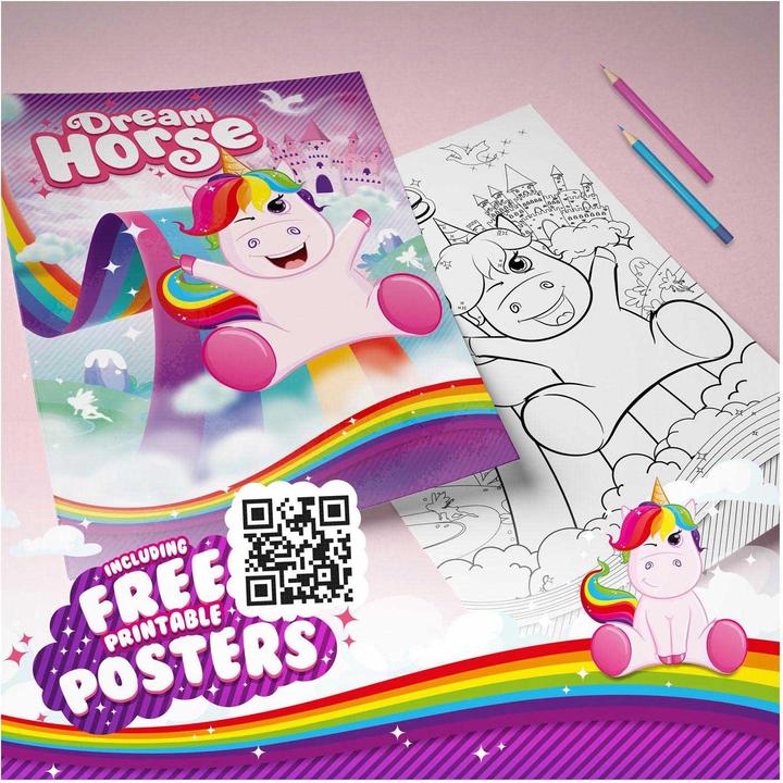 Immagine prodotto Dream Horse Ventaglio a mano e spruzzatore Unicorno