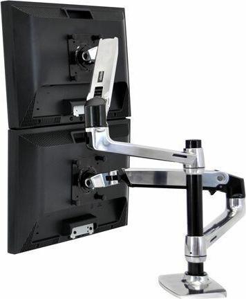 Image du produit Ergotron LX Dual Stacking Arm - Kit de fixation (fixation de serrage) (Tables, 24")