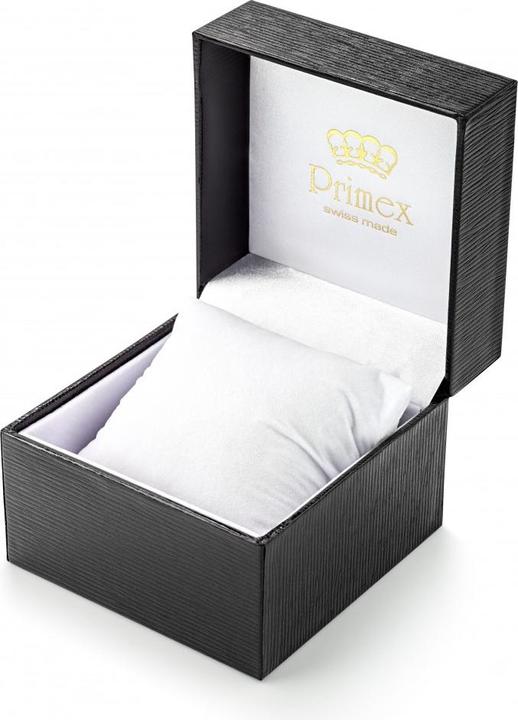 Image du produit Primex Montre Dame Swiss Made Bracelet Metal Rose Cadran Noir Etanche 30 M Petite (Montre analogique, 33 mm)