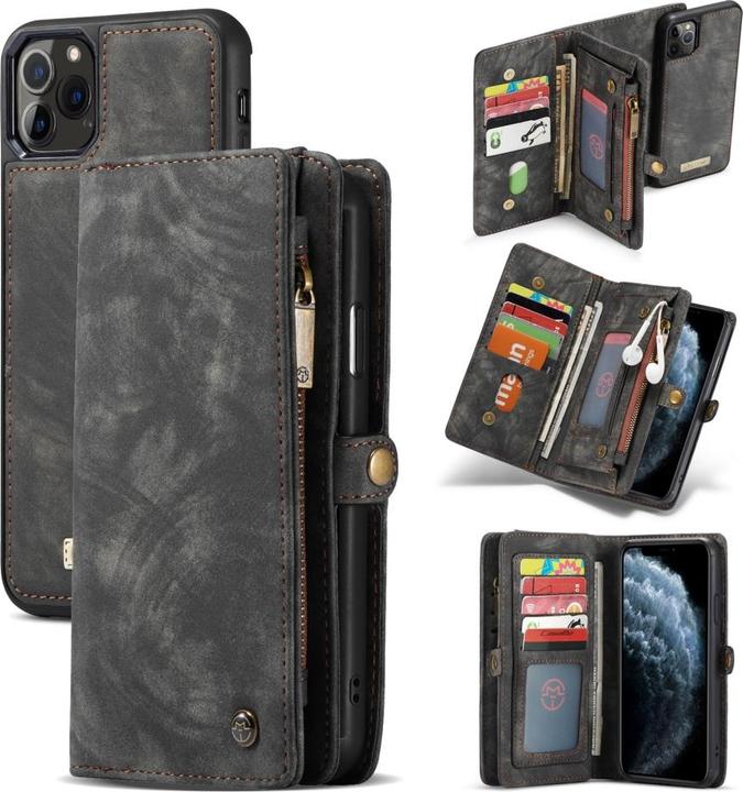 Produktbild Caseme Apple iPhone 11 Pro Max Echtleder Portemonnaie Karten Hülle (Apple iPhone 11 Pro Max)