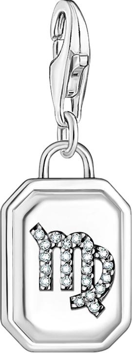 Actual product image Thomas Sabo Charm pendant zodiac sign Virgo with silver stones (925 silver)