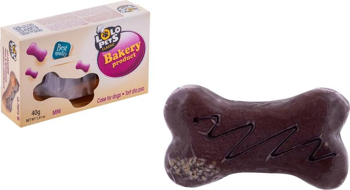 Actual product image Lolo Pets Classic Tort dla psa Mini Orzechowo-czekoladowy (Senior, 40 g)