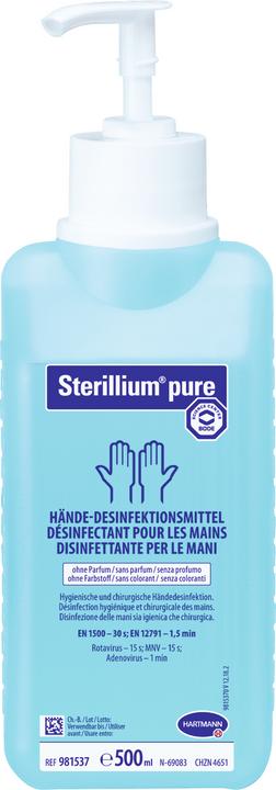 Image du produit Sterillium pur (500 ml)