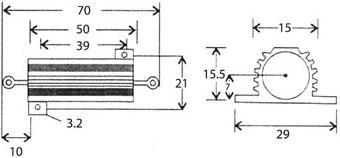 Produktbild Velleman Resistor 50W 3E9