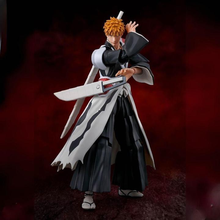 Produktbild Bandai Bleach: Thousand-Year Blood War S.H. Figuarts Actionfigur Ichigo Kurosaki Dual Zangetsu 16 cm
