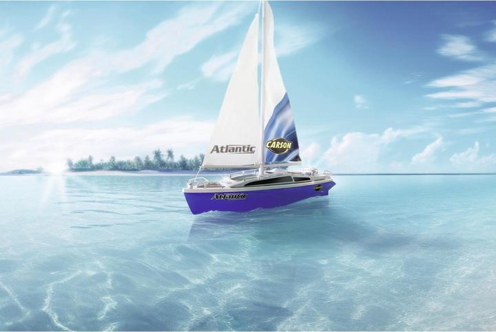 Actual product image Carson RC sailboat Atlantic 2.4GHz 100% RTR