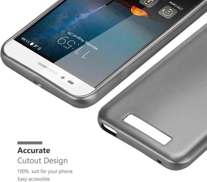 Actual product image Cadorabo TPU Matt Metallic Cover (ZTE Blade A612)