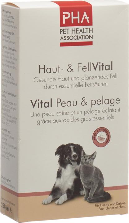 Produktbild PHA Hunde Haut und Fellvital Lösung (Hund, Katze, 250 ml)