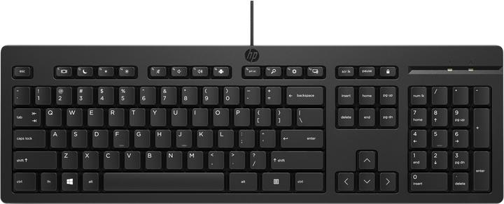 Produktbild HP 125 Tastatur USB (Eng. Int., Kabelgebunden)