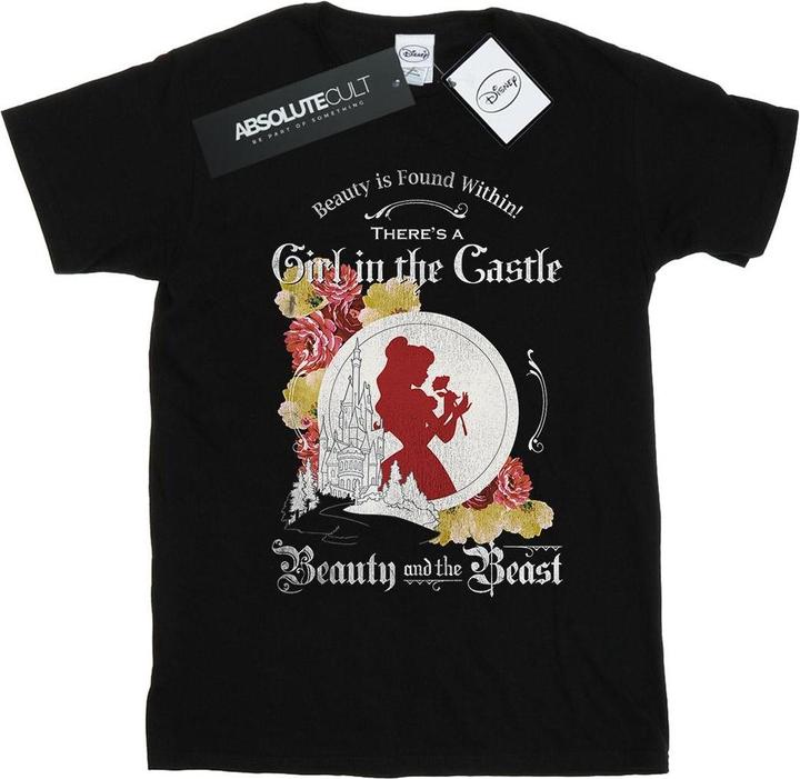 Disney Beauty And The Beast Girl in The Castle TShirt