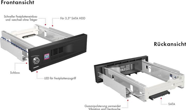 Produktbild Icy Box Ib-168sk-B