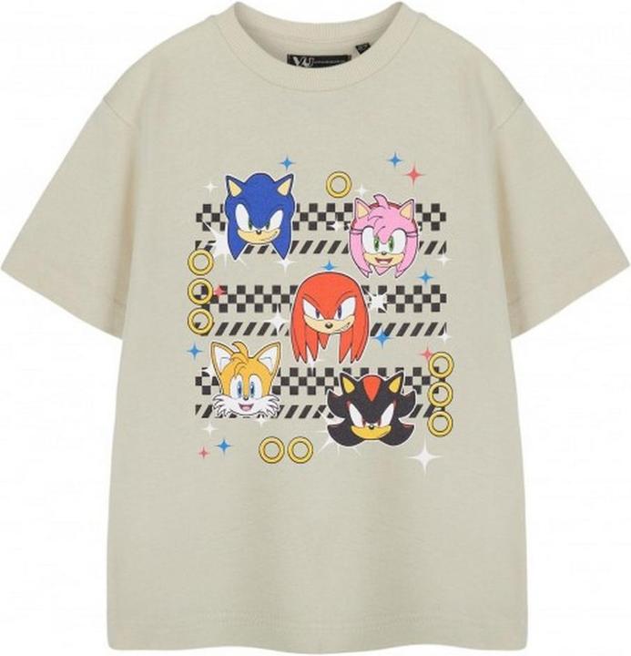 Immagine prodotto Sonic The Hedgehog Group Faces Maglietta Maniche Corte Ragazzi (158, 164)