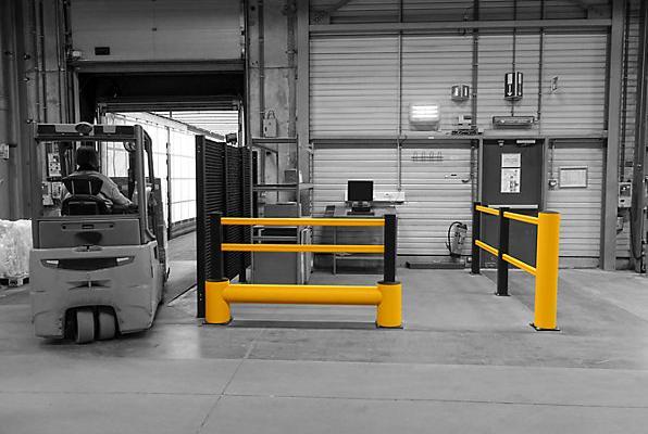Actual product image Boplan Crash protection railing FLEX IMPACT