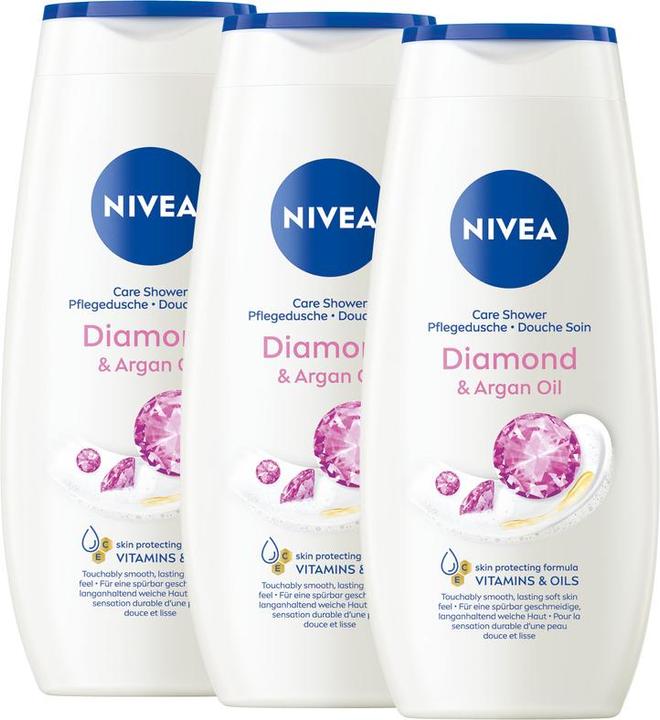 Immagine prodotto NIVEA Pflegedusche Diamond & Argan Oil Trio (750 ml)