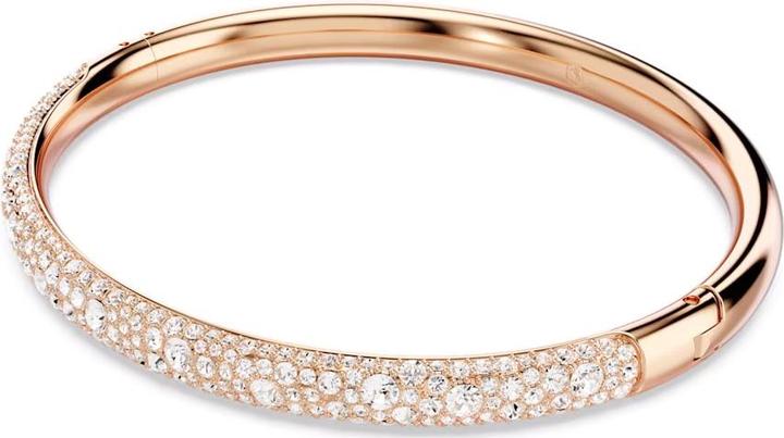 Swarovski Meteora bangle snow pavé white rose gold (Swarovski Metal)