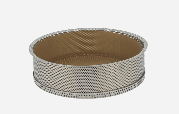 Immagine prodotto de Buyer Tortiera In Acciaio Inox Forata Abn. Fondo 24x6,5 (25.50 cm)