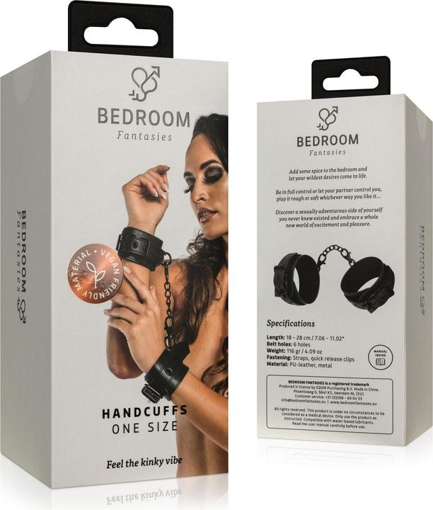 Image du produit Magic Silk Menottes en simili cuir - Noir