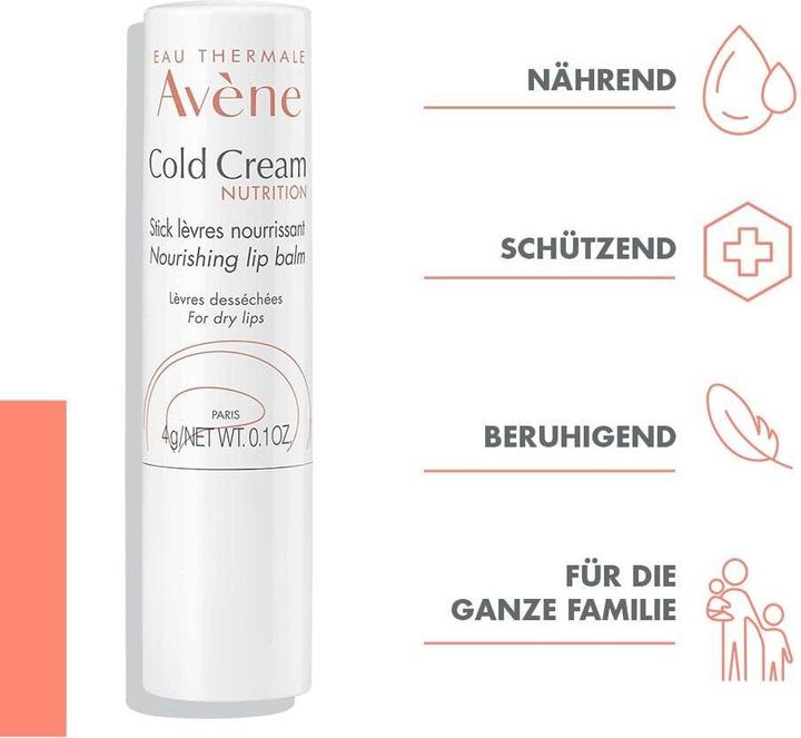 Actual product image Avène Cold Cream Nutrition reichhaltiger Lippenpflegestift (Care pencil, 4 ml)