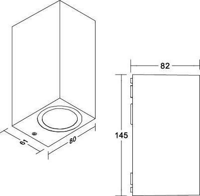 Produktbild Brumberg LED-Wandanbauleuchte 65233103230V AC 50 HZ 2x7W 3.000K (1154 lm)