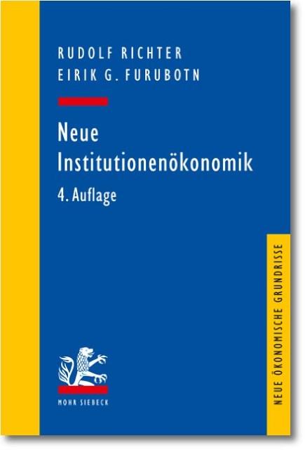 Image du produit Neue Institutionenökonomik (Allemand, Eirik/Richter, Rudolf, Furubotn, 2010)