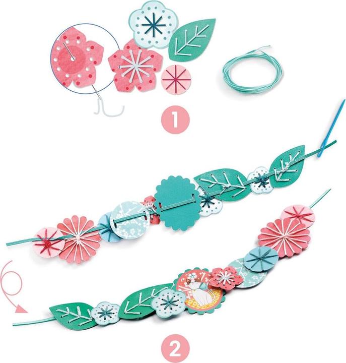 Produktbild Djeco DIY - Halsketten Flora