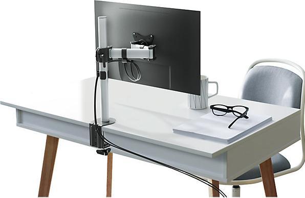 Image du produit Durable Support d'écran SELECT pour 1 mois, support de table argenté (Tables, 27.01")