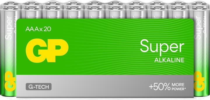 Immagine prodotto GP Batteries BATTERIE SUPER ALCALINE AAA 1.5V 20PCE (20 pz., AAA)