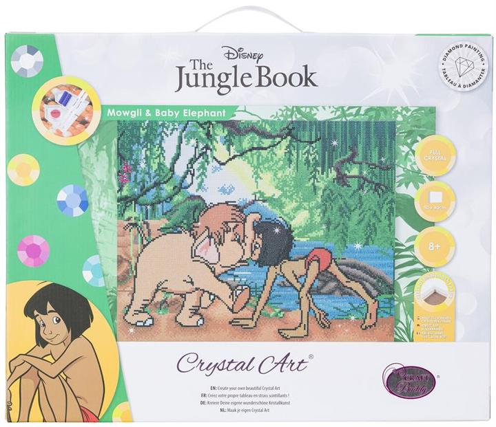 Produktbild Craft Buddy Dschungelbuch-Freunde, Bild 40x50cm Crystal Art Kit