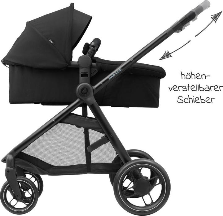 Immagine prodotto Maxi-Cosi Zelia 3 Essential Nero (Telaio nero e pelle nera)
