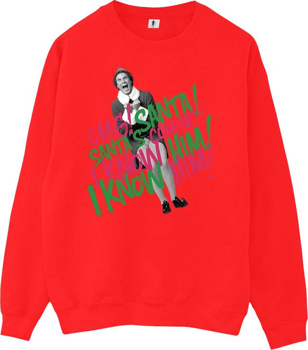 Produktbild Elf Santa's Coming Sweatshirt (M)