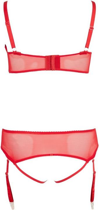 Actual product image Cottelli Collection Bra with suspender thong (90 D)