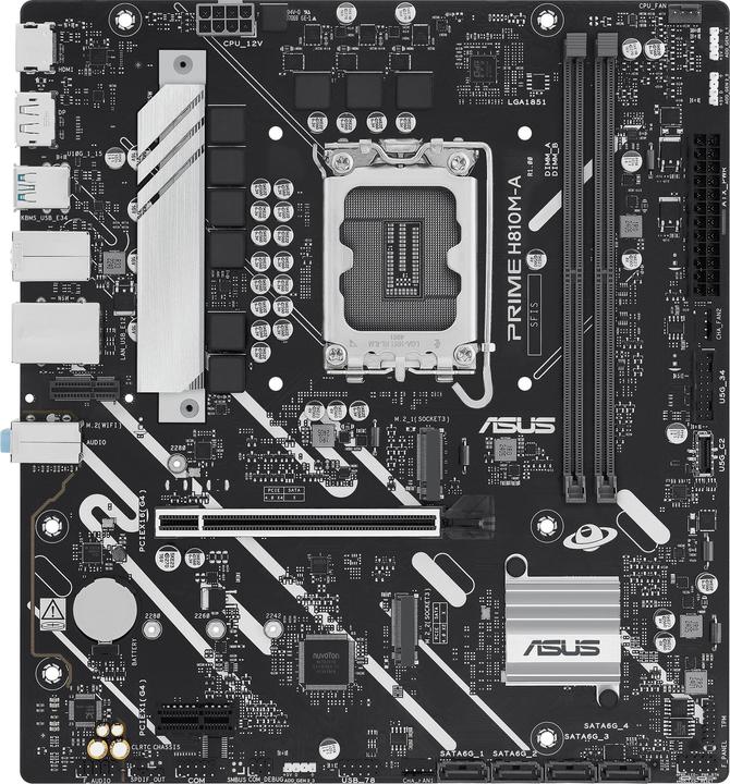 Produktbild ASUS PRIME H810M-A-CSM (Socket S1, Intel H810, mATX)