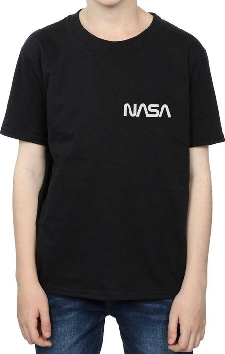Actual product image Nasa Boys Modern Logo Chest T-Shirt (140, 146)