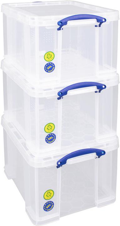 Produktbild Really Useful Box 3er-Set Stapelbar (48 x 39 x 31 cm, 35 l)