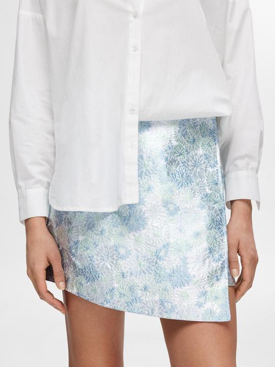 Produktbild Selected Femme Geblümter Jacquard Minirock (34)