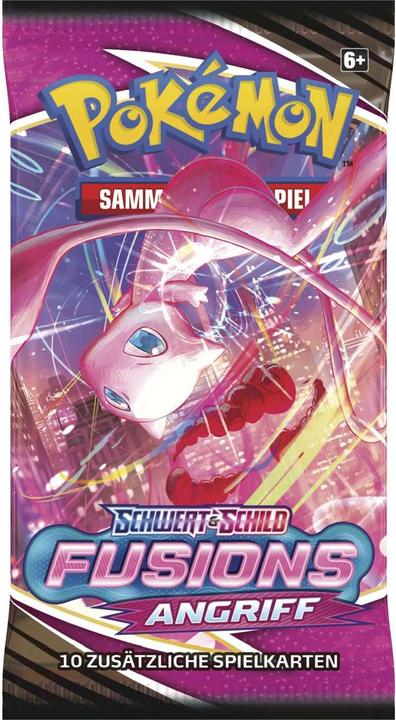 Actual product image Pokémon Fusions Angriff Booster (German, Booster Pack)