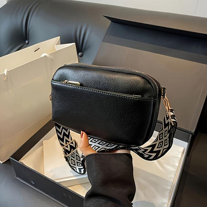 Image du produit Only-Bags.Store Mini sac crossbody, porte-monnaie carré avec large bandoulière, élégant
