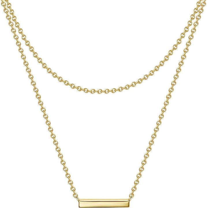 Produktbild Glanzstücke München Damen Sterling Silber gelbgold 42,0/36,0 cm Basiskette + 5,0 cm Verläng - 29880 (Sterling Silber)